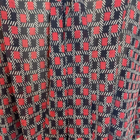 OU Chiffon L/S Sheer Top - Picture 3 of 13